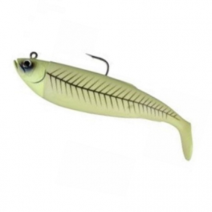 Джиг оснащенный Savage Gear Cutbait Herring (Green glow) 270гр