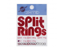 Заводные кольца Smith Split Rings Stainless #6 (77кг)
