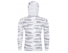 Футболка Pike Sunshield Hoodie, Print Camo Grey L